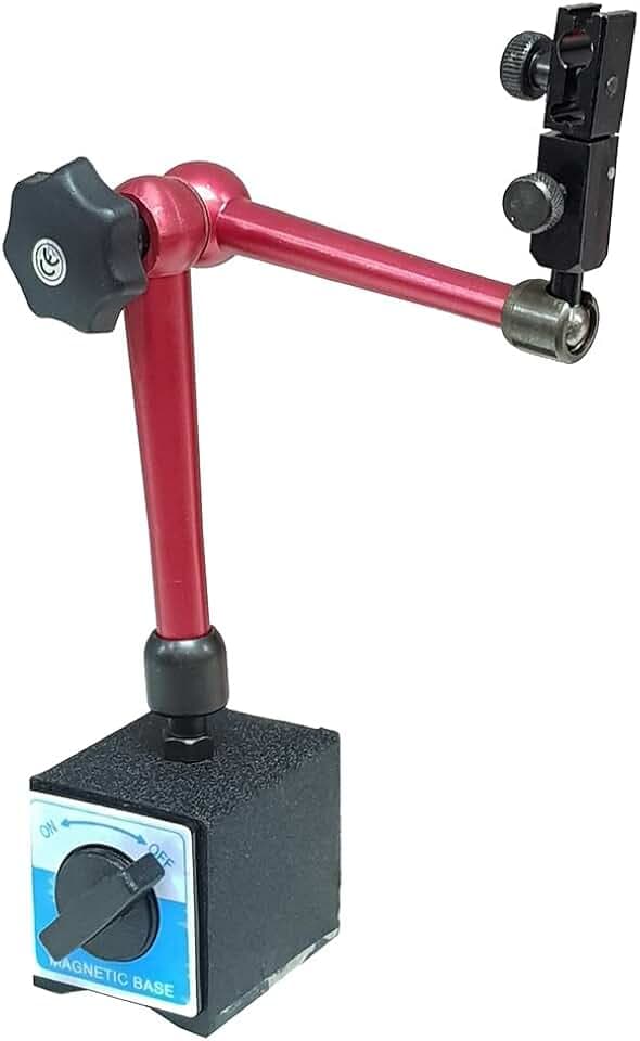 KATSU Tools 401125C Support universel pour support de comparateur avec indicateur à cadran magnétique 360 80 KGN