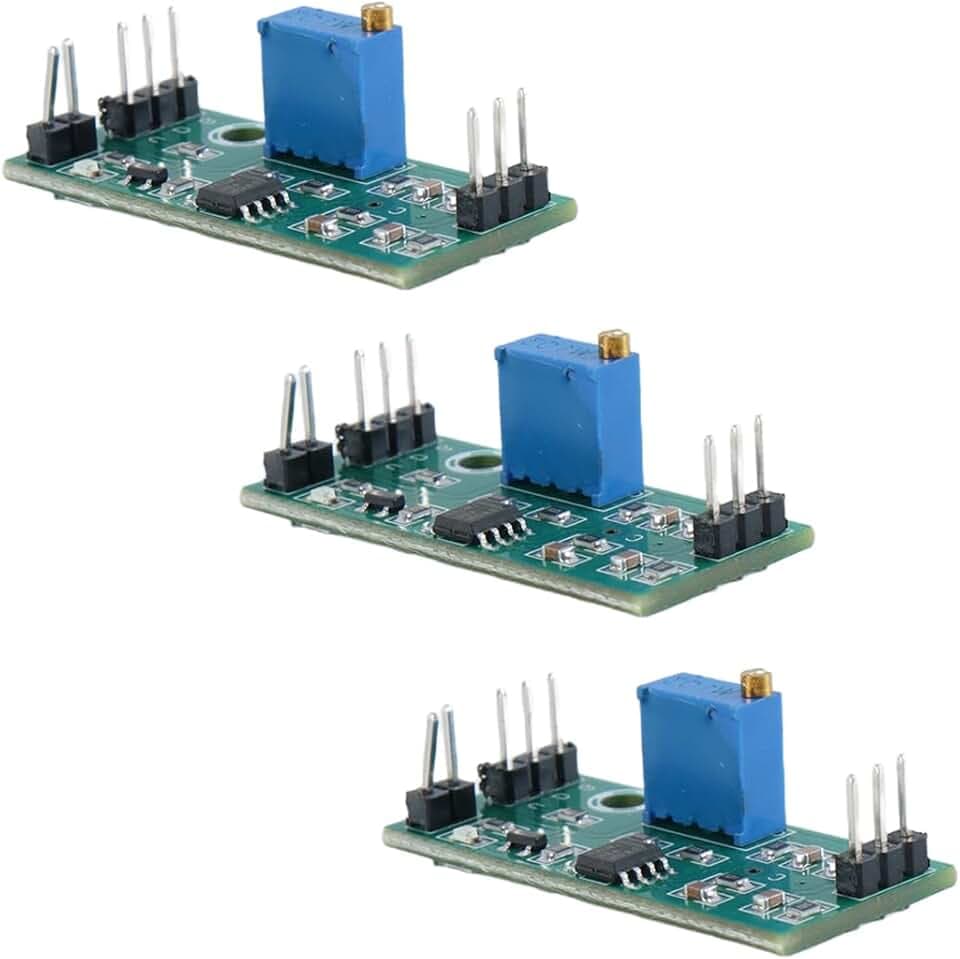 Lot de 3 modules de comparateur de Tension LM393 4,5-28 V avec indicateur de Sortie de Haut Niveau analogique