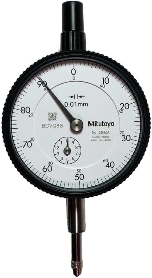 Mitutoyo Comparateur, dos à patte, Type ISO