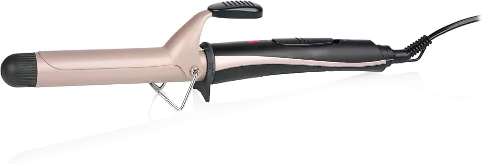 Tristar Fer à Boucler – Revêtement Céramique – jusqu'à 180 °C en 60 sec – Cordon d'Alimentation Rotatif à 360° – ⌀ 2,5 cm – HD-2421