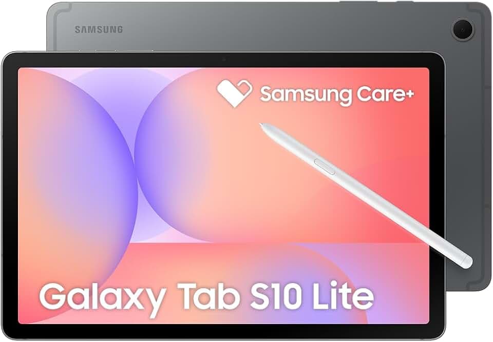 Samsung Galaxy Tab S10 Lite avec S-Pen | 128 Go, 6 Go de RAM, Wi-FI Uniquement | Écran LCD 10,9 po 90 Hz, Tablette Android 15 WiFi 6, Batterie Toute la journée | Modèle International X400