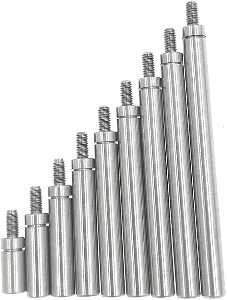 SUXING Rallonge De Comparateur Acier inoxydable diamètre 4.5mm filetage M2.5