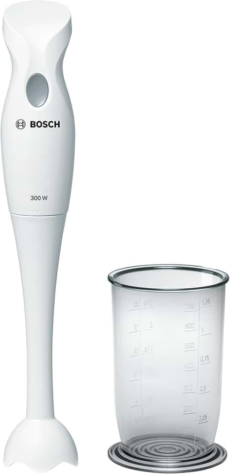 Bosch MSM6B150 Mixeur plongeant - pied mixeur puissant 300W - Blanc