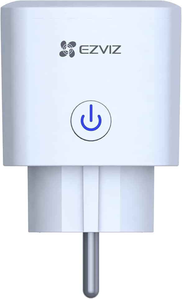EZVIZ Prise Connectée WiFi, Smart Plug avec Mesure Consommation, Commande vocale avec Amazon Alexa et Google home , Contrôler par Smartphone, aucun Hub Requis