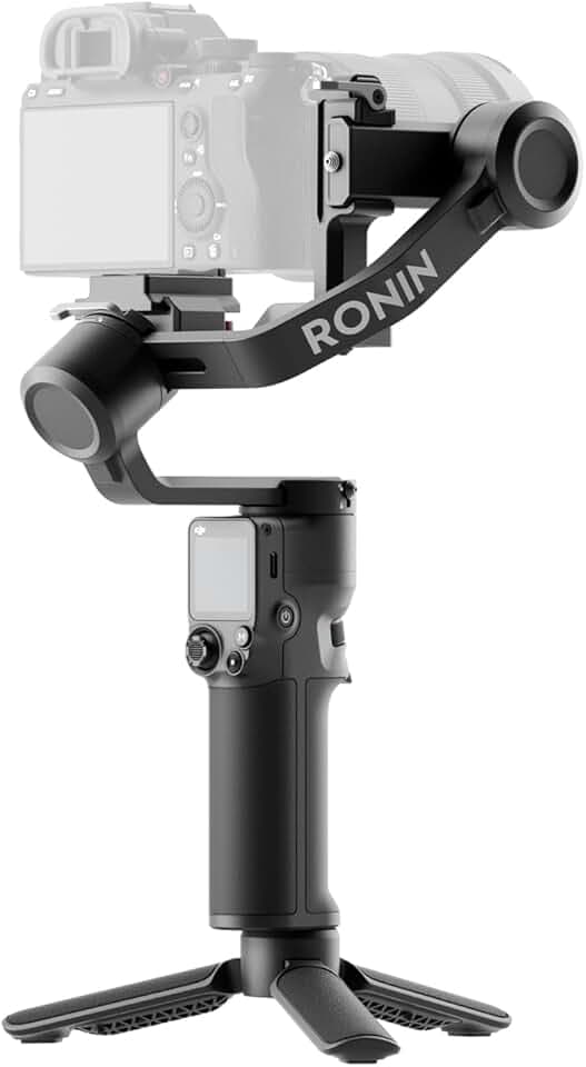 DJI RS 3 Mini, stabilisateur léger à nacelle 3 Axes pour Canon/Sony/Panasonic/Nikon/Fujifilm, Charge utile recommandée de 2 kg, contrôle obturateur par Bluetooth, Prise de Vue Verticale Native