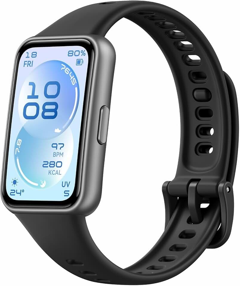 HUAWEI Band 11 Montres connectées, Tracker d'activité, Écran AMOLED 1,62 Pouces, Bracelet Intelligent avec HRV Moyenne du Sommeil, Autonomie allant jusqu'à 14 Jours, Android & iOS, Noir