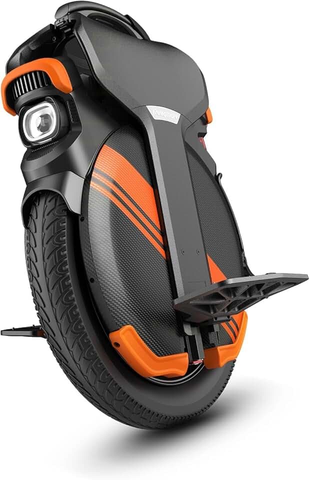 Inmotion Gyroroue Electrique V11Y, Adulte, Noir, Moteur 2500W, Autonomie jusqu'à 120km, Vitesse bridée 25km/h, Pneu Gonflable 18''