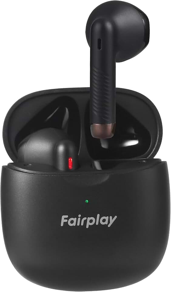 Fairplay écouteurs sans Fil Bluetooth TWS Alaska 24h d'autonomie (Noir)