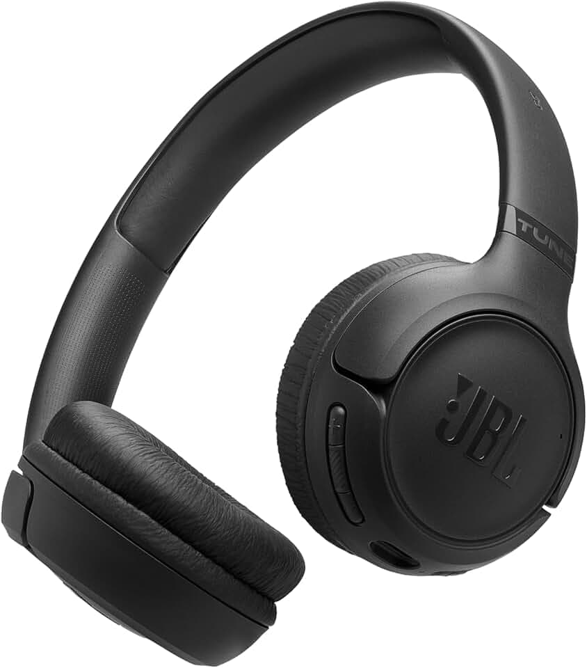JBL Tune 530BT, Casque Audio Supra-Auriculaire sans Fil, Noir | 76 heures d’autonomie, Connexion Multipoint avec Bluetooth 6.0, Fast Pair Google et Swift Pair Microsoft, Son Pure Bass