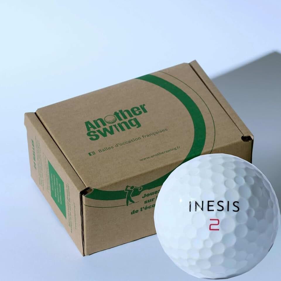 Another Swing Lot de 24 Balles de Golf d'Occasion INESIS Mix - Modèles Variés - Idéales pour Débutants et Joueurs Confirmés - Qualité Premium et Performance – Marque Française