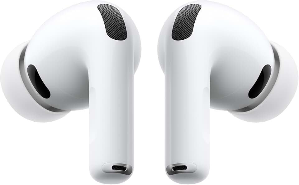 Apple AirPods Pro 3 Écouteurs sans Fil, réduction Active du Bruit, détection de la fréquence Cardiaque, écouteurs Bluetooth, Audio Spatial, Son Haute-fidélité, Recharge USB-C