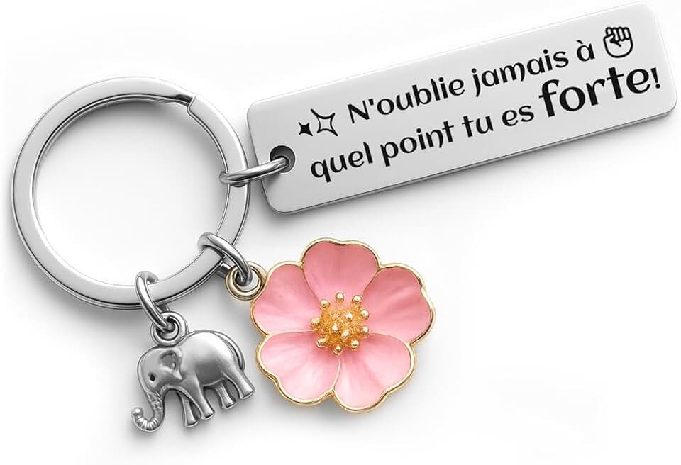 Porte Clés Cadeaux pour femmes, cadeau d'anniversaire pour femmes,pour meilleure amie, pour femme, pour camarade de classe.Cadeau pour sœur,cadeau pour collègue.