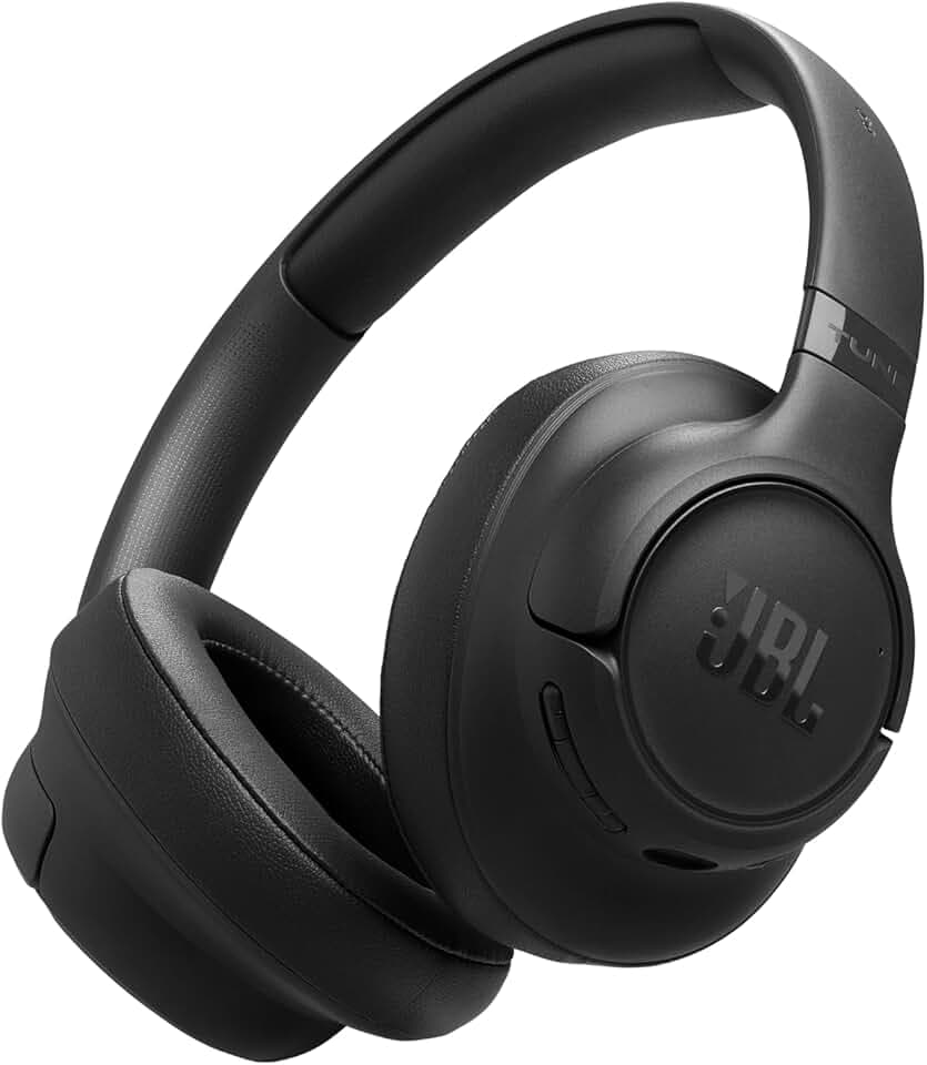 JBL Tune 730BT, Casque Audio Circum-Auriculaire sans Fil, Noir | 76 heures d’autonomie, Connexion Multipoint avec Bluetooth 6.0, Fast Pair Google et Swift Pair Microsoft, Son Pure Bass
