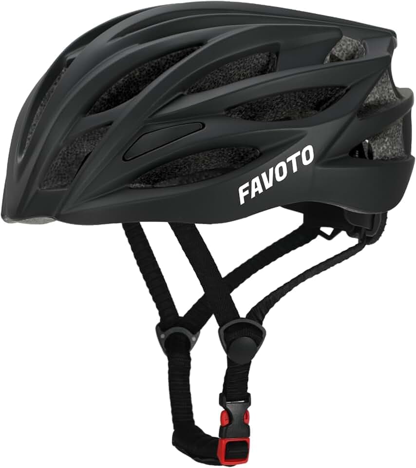 Favoto Casque de Vélo Réglable Léger - Certifié CE TUV Casques de Cyclisme VTT Route Montagne pour Homme Femme Adultes