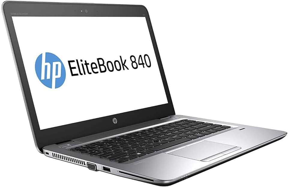 Ordinateur portable 14 pouces, PC portable 14 pouces, HP Elitebook 840 G3, i5-6300U, RAM 8 Go, SSD 256 Go, clavier AZERTY Français, Laptop Windows 10, garantie 2 ans (Reconditionné)