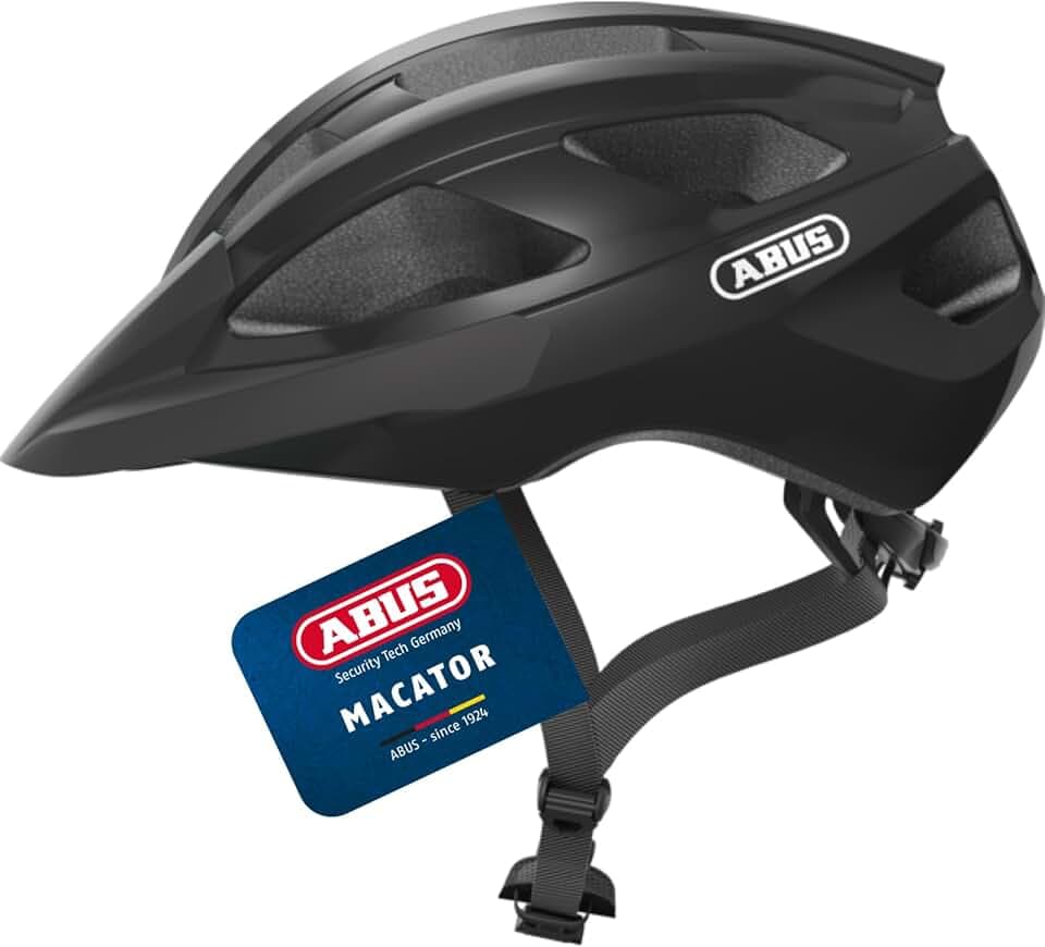 ABUS Casque de vélo de Course Macator - Casque de vélo Sportif pour débutants - Aussi pour Les porteurs de Tresses - pour Femmes et Hommes