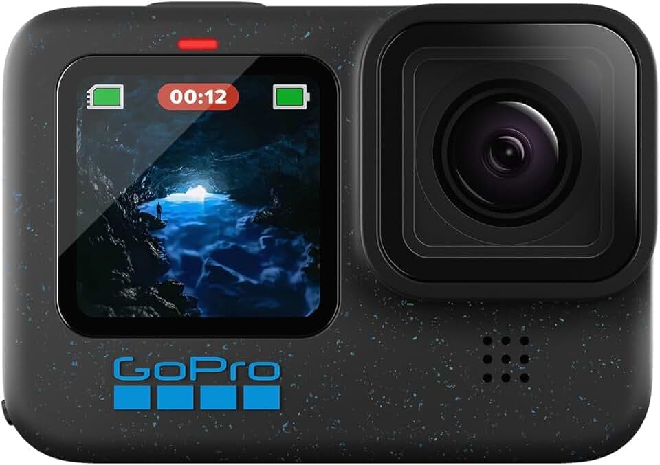 GoPro HERO12 Black - Caméra d'action étanche avec vidéo Ultra HD 5.3K60, Photos 27MP, HDR, capteur d'image 1/1.9", Diffusion en Direct, Webcam, stabilisation