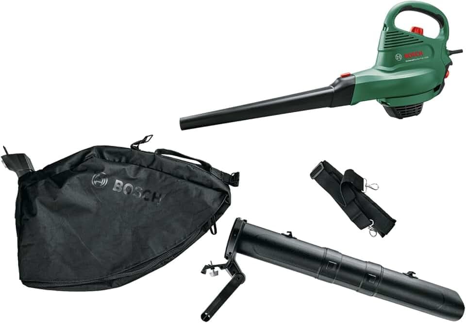Bosch Aspirateur/Souffleur/Broyeur de Feuilles - UniversalGardenTidy 3000 (3 000 W, Sac de Collecte de 50 L, Vitesse Variable, pour souffler, Aspirer et broyer Les Feuilles, dans boîte Carton)