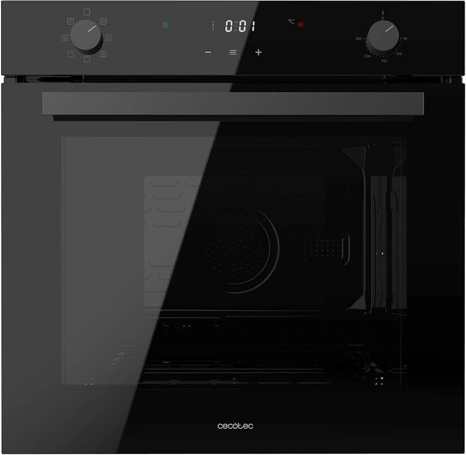 Cecotec Four intégrable multifonctions Bolero Hexa M226001 Glass Black A.Four multifonctions Capacité de 70 L, 7 fonctions, classe A, 2800 W