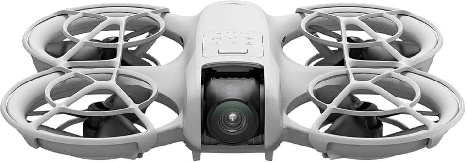 DJI Neo, Mini Drone avec Caméra 4K Ultra-HD pour Adultes, Drone Suiveur qui Vole Seul de 135 g, Décollage de la Main, Suivi de Sujet, QuickShots, Vidéo Stabilisée, (sans Contrôleur)