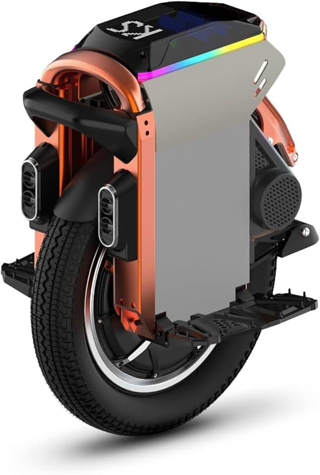 KINGSONG Gyroroue S16 1480Wh, Moteur 2800W, Autonomie jusqu'à 120 km, Vitesse bridée 25km/h, Pneu 16”, Ecran matriciel, Compacte et élégante