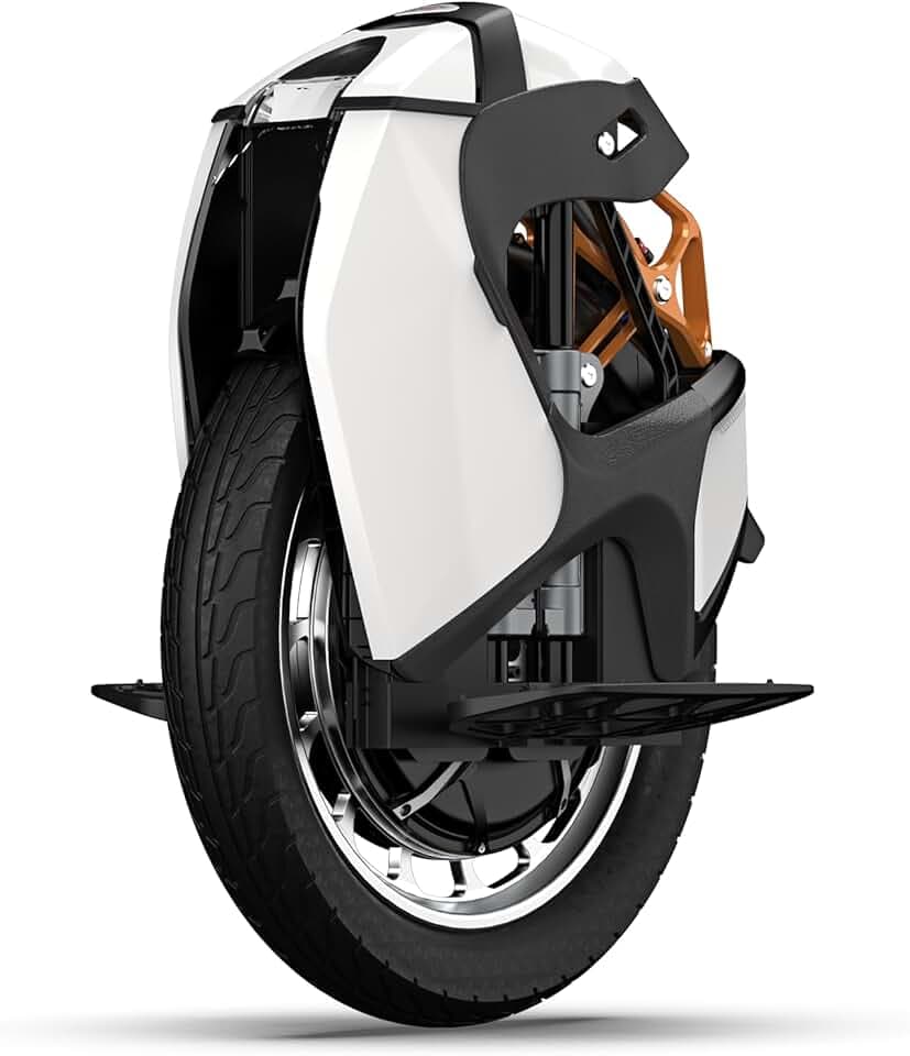 KINGSONG Gyroroue S18 Pro + Blanche 1110Wh, Moteur 2200W, Autonomie jusqu'à 80km, Vitesse bridée 25km/h, Pneu 18",