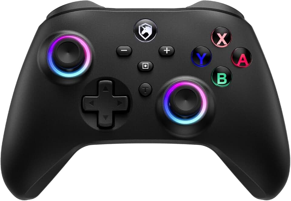 ECHTPower Manette Switch Galaxy, 2025 Nouvelle Manette Switch 2 Sans Fil avec RGB/Hall Trigger/Macro/Shift/Turbo/Vibration, Manette Pro Controller Bluetooth Compatible avec PC/Switch/OLED/Adroid/iOS