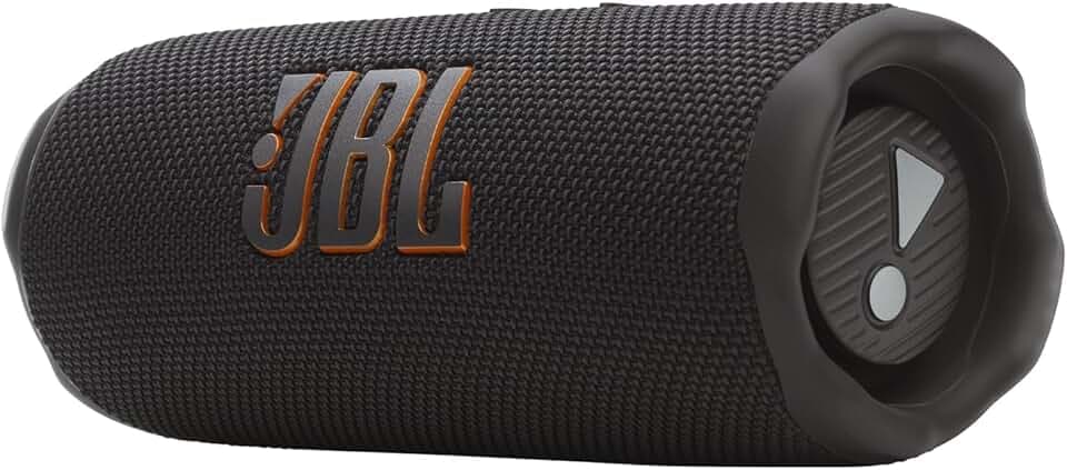 JBL Flip 7, Enceinte Bluetooth Portable sans Fil, 16 Heures d’autonomie, étanche IP68, résistante à la poussière et aux Chocs, Son JBL Pro avec IA Boost, Connexion Multi-Enceintes Auracast, Noir