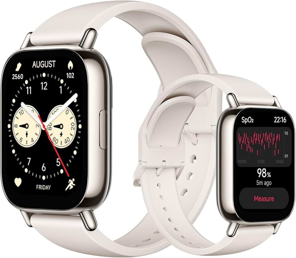 XIAOMI Redmi Watch 5 Lite - Montre Connectée, Écran Amoled 50mm, GPS intégré, 18 Jours d'Autonomie, Appels Bluetooth, Étanche 5ATM, Suivi Santé (Cardiaque, SPO₂, Sommeil), Garantie 2 Ans, Doré