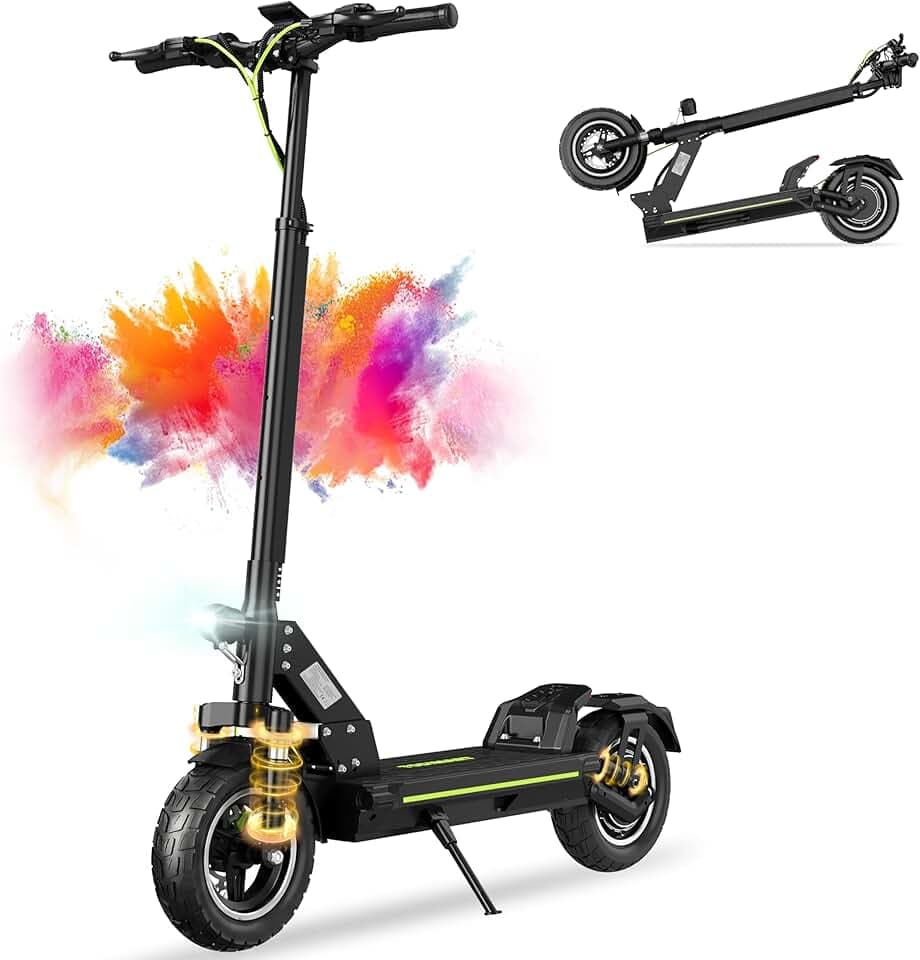 Trottinette Électrique Adulte Puissante Tout-terrain, Moteur 2000W Autonomie jusqu’à 80 km, Batterie 48V (13Ah / 18,2Ah / 20,8Ah), Double Suspension, Antivol, Trotinette Electrique Adulte Ultra Legere