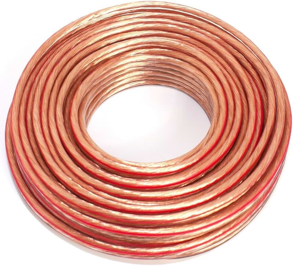 Câble Audio 2 x 2,50 mm2 2,50mm2-10m Transparent