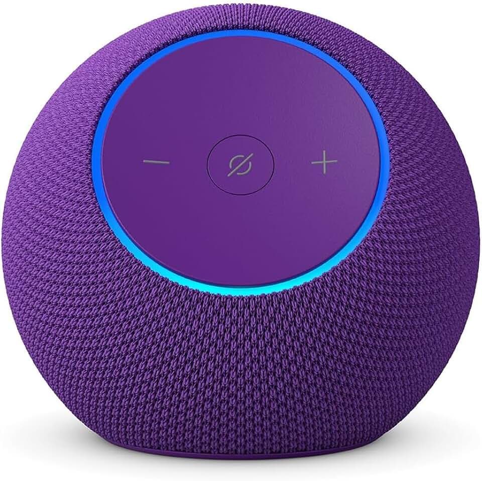 Amazon Echo Dot Max (nouvelle génération) : enceinte Alexa avec son qui emplit la pièce et hub connecté intégré, Améthyste Recycled Content Certification for Electrical and Electronic Equipment