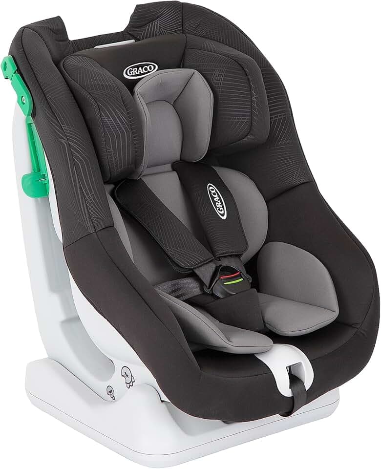 Graco Extend LX R129, siège-auto convertible 2-en-1, de 40 à 105 cm (de la naissance jusqu'à environ 4 ans), Noir, Midnight