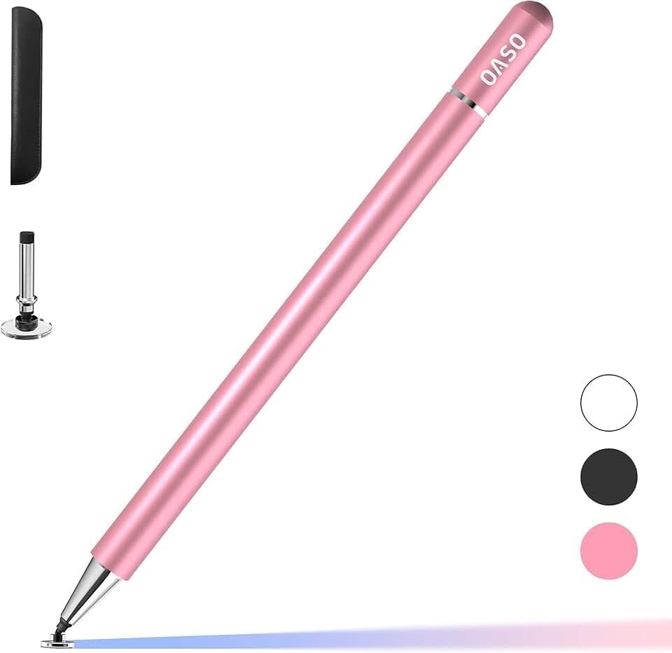 Stylets pour Téléphones Portables, Universel Capacitif Stylo Stylet écrans Tactile Por Apple iPad/Pro/Mini/Air/iPhone/Samsung/Galaxy/Tab A7&S7/Surface Tablette