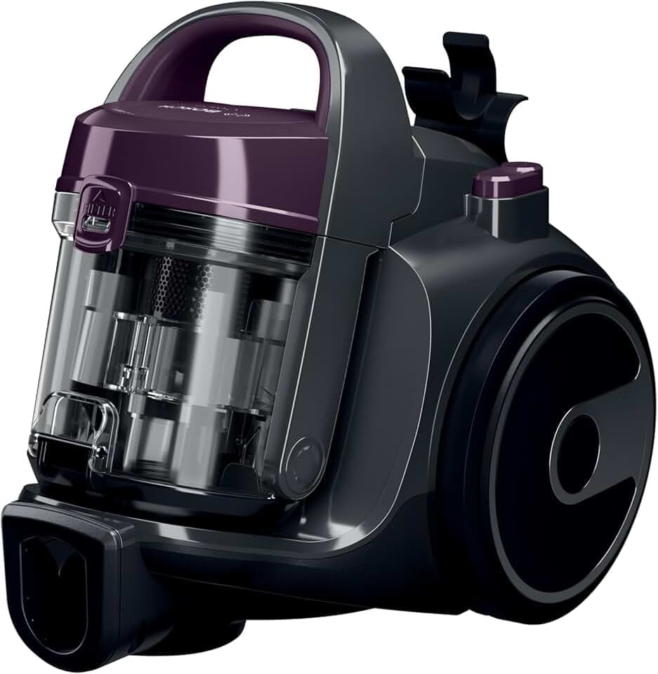 Bosch Electroménager Série 2, BGC05AAA1, aspirateur traîneau sans Sac, capacité de 1,5L, Filtre hygiénique Lavable, Haute Performance d’Aspiration, Rayon d'action de 9 m, Compact et léger, Violet