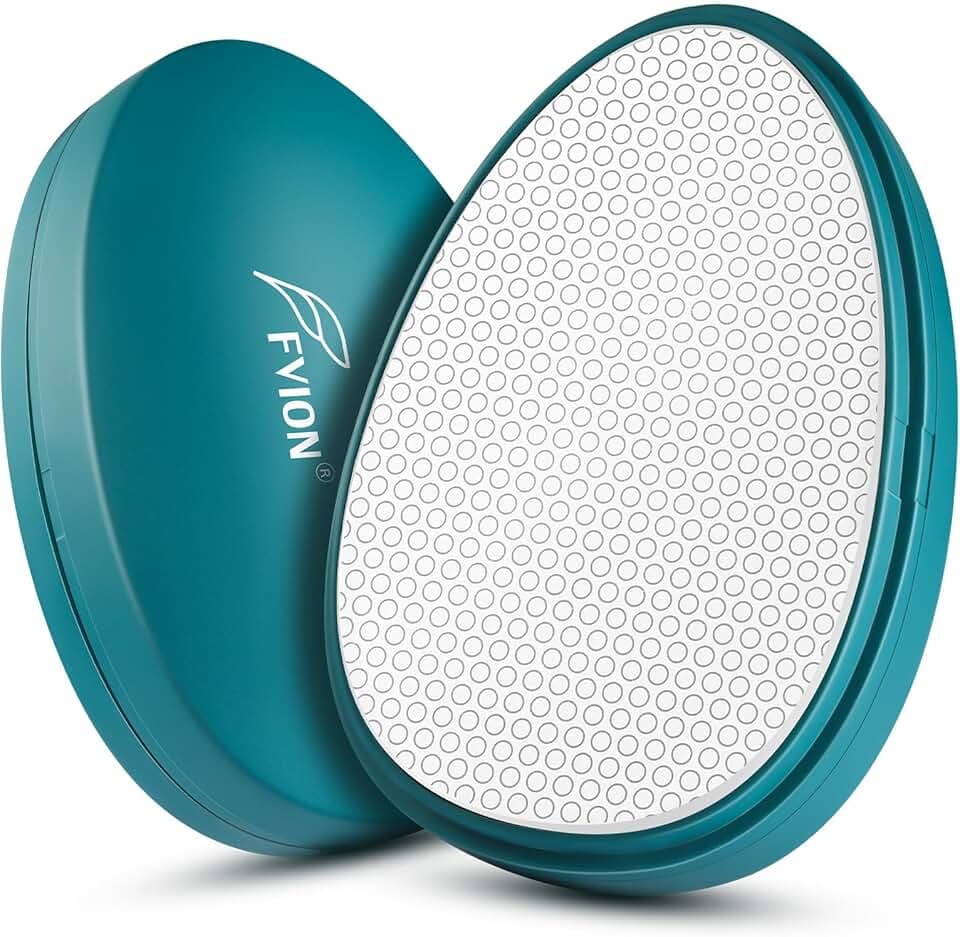 FVION Nano Épilateur en Cristal | Outil d'épilation sans Douleur, Gomme Epilatoire pour Femmes et Hommes, Epilatoire Efficace pour le dos, les bras et les jambes (Vert)