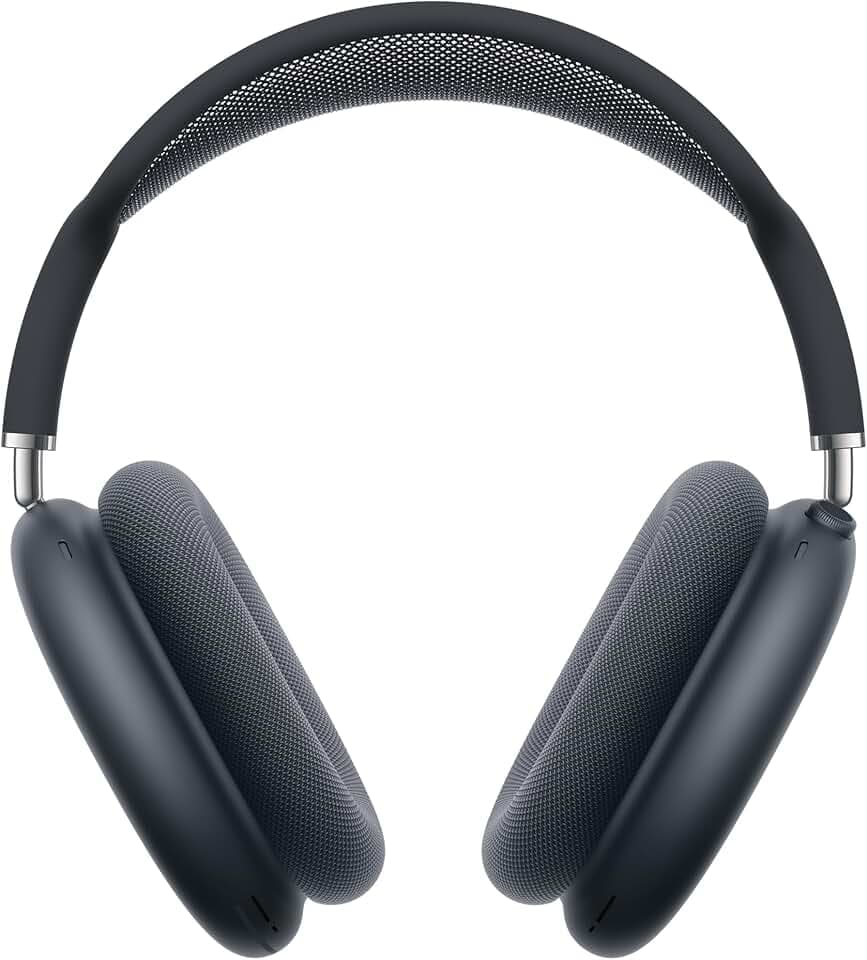 Apple AirPods Max Casque Circum-auriculaire sans Fil, réduction Active du Bruit de Niveau Pro, Mode Transparence, Audio Spatial personnalisé, Recharge USB C, Minuit