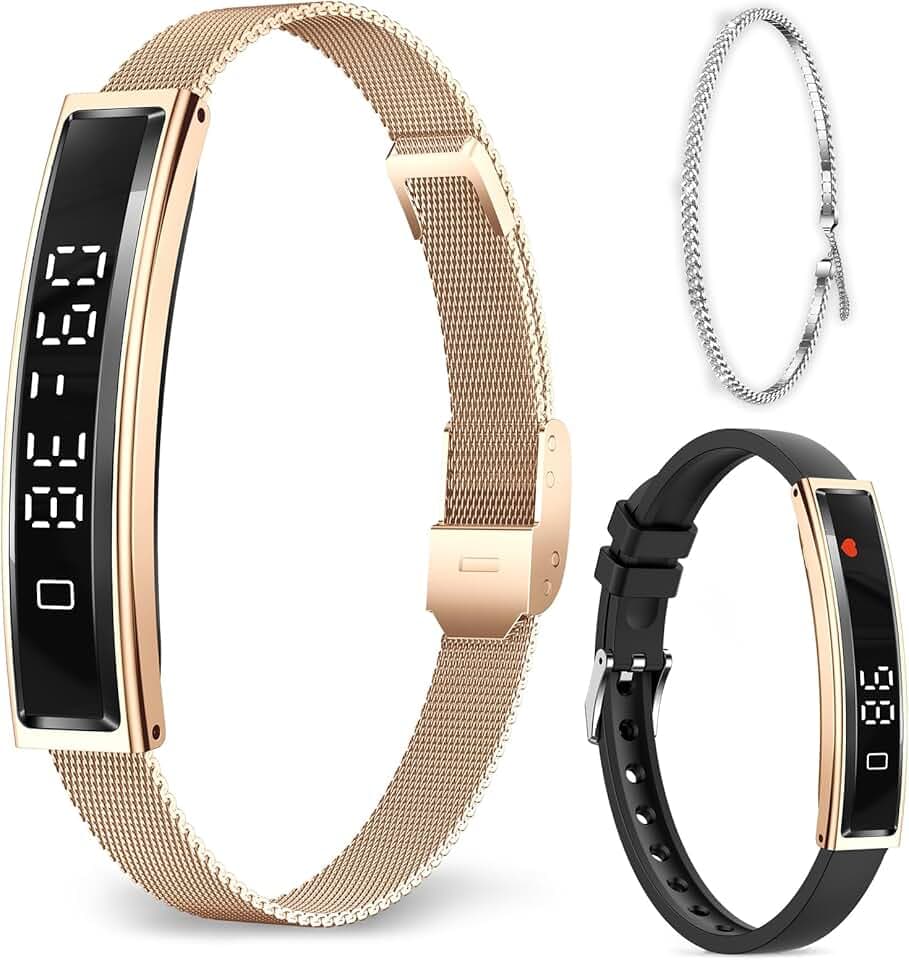 Smartband Montre Connectée Femme, Surveillance Sommeil/Fréquence Cardiaque/Spo2, 12 Modes Sportifs, Rappel d'appel, Application Gratuite, Étanche Fitness Tracker Smartwatch pour Android iOS