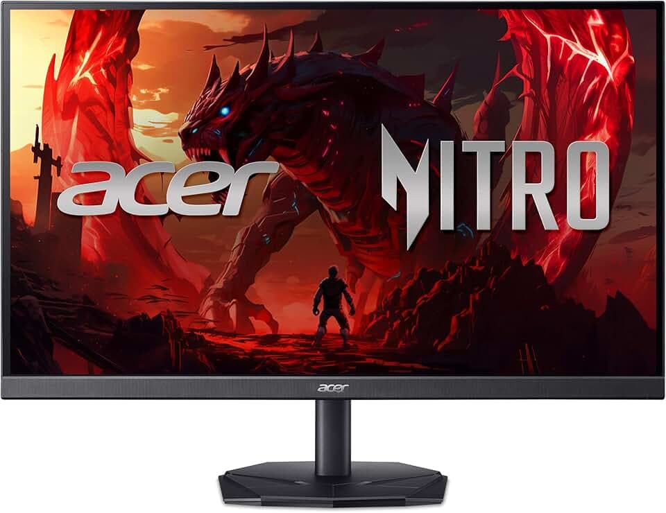 Acer Nitro KG272 X1, Monitor Gaming 27" IPS Full HD 200 Hz (1920x1080, 16:9, 250 Nits, Tiempo de Respuesta 0,5ms, FreeSync Premium, 2xHDMI /1xDP 1.2) Monitor PC Gaming, Negro