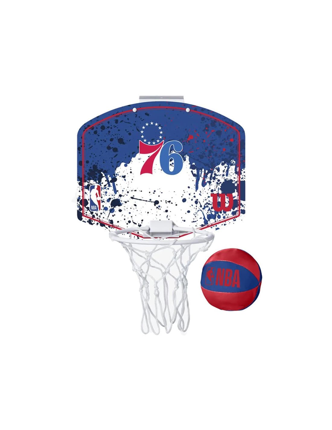 Mini panier de basket-ball Wilson Équipe NBA Philadelphia 76ers BL