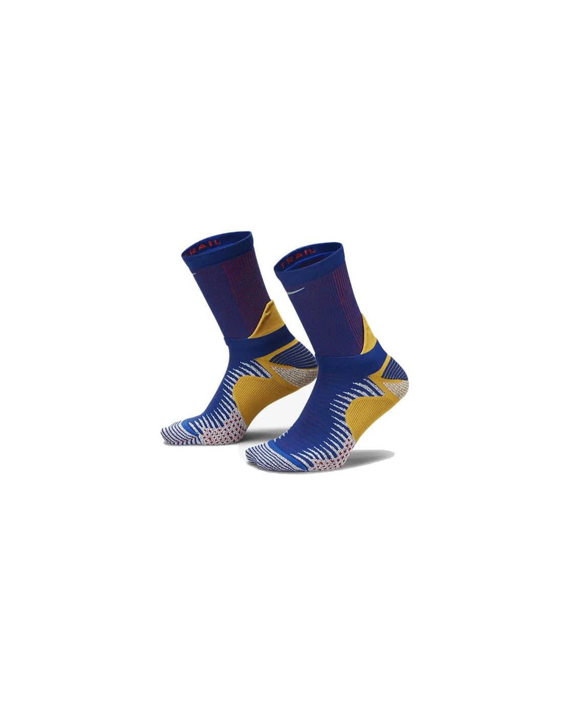 Chaussettes trail running Nike de bleu Homme