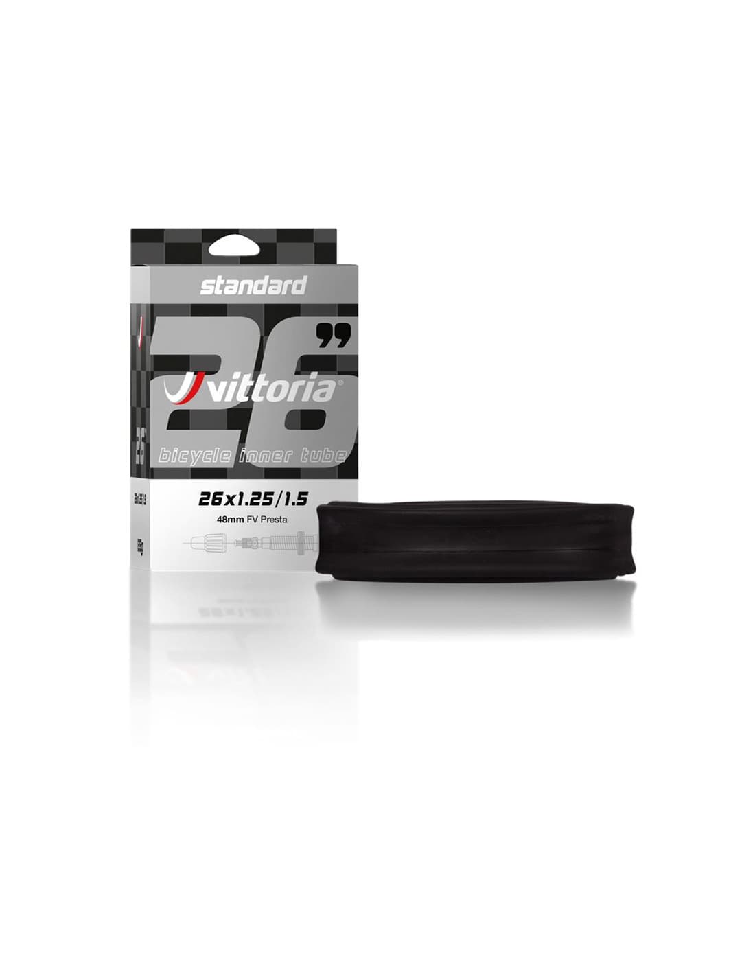 Camera Vittoria Standard 700x20/28C Presta 48mm RVC