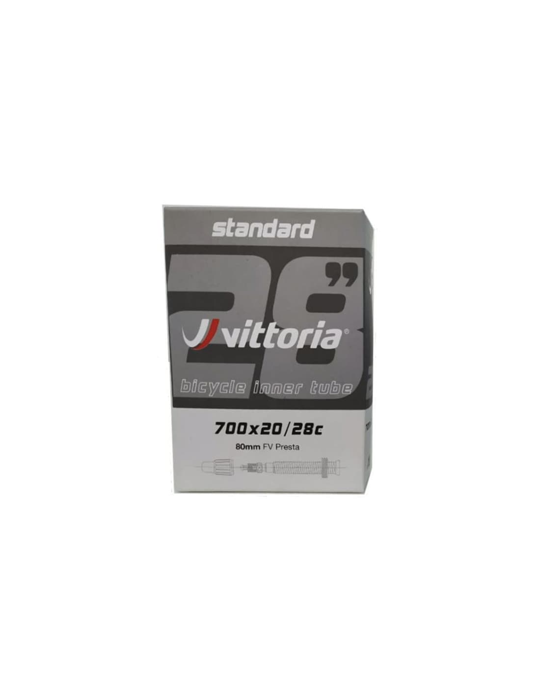 Camera Vittoria Standard 700x20/28C Presta 80mm