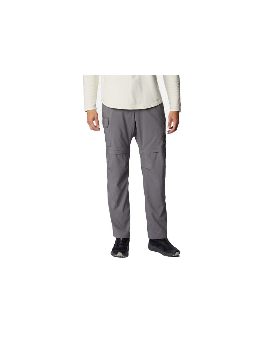 Pantalons Montagne convertible Columbia Silver Ridge™ Utility Homme gris