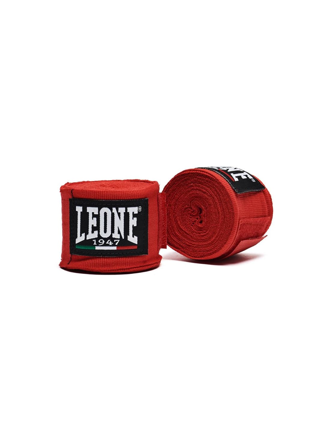 Bandages de Boxes Leone Semielastiques Rouge