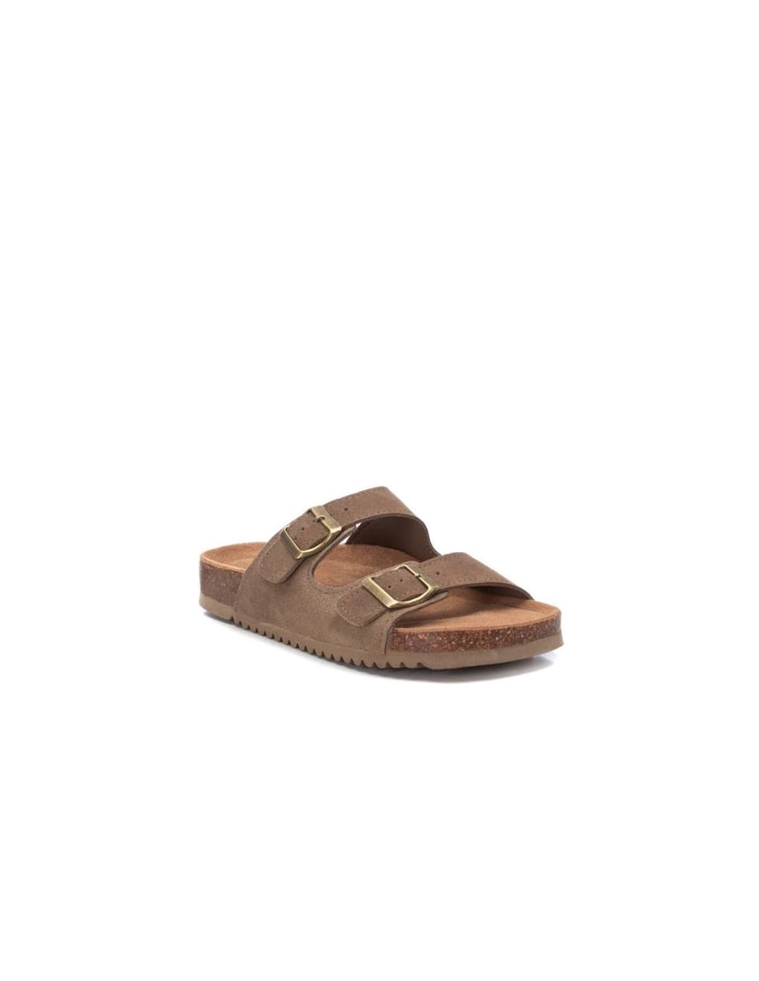 Tongs Femme XTI Cuir fendu Taupe