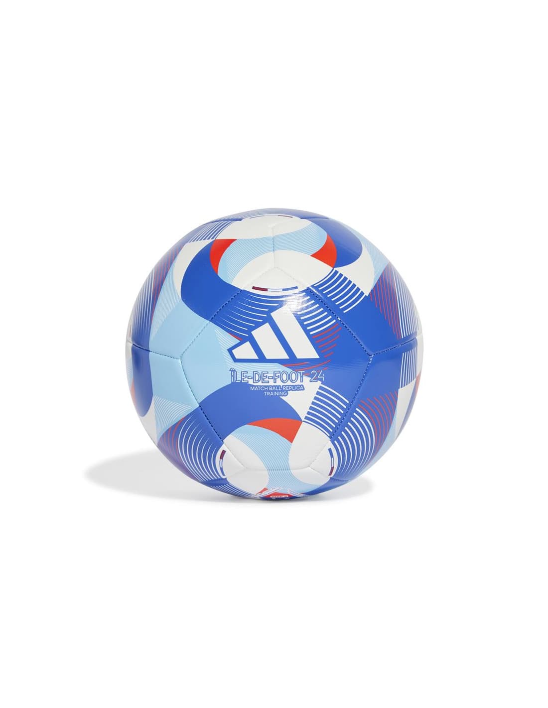 Balle football adidas de Training 24 Blanc/Bleu