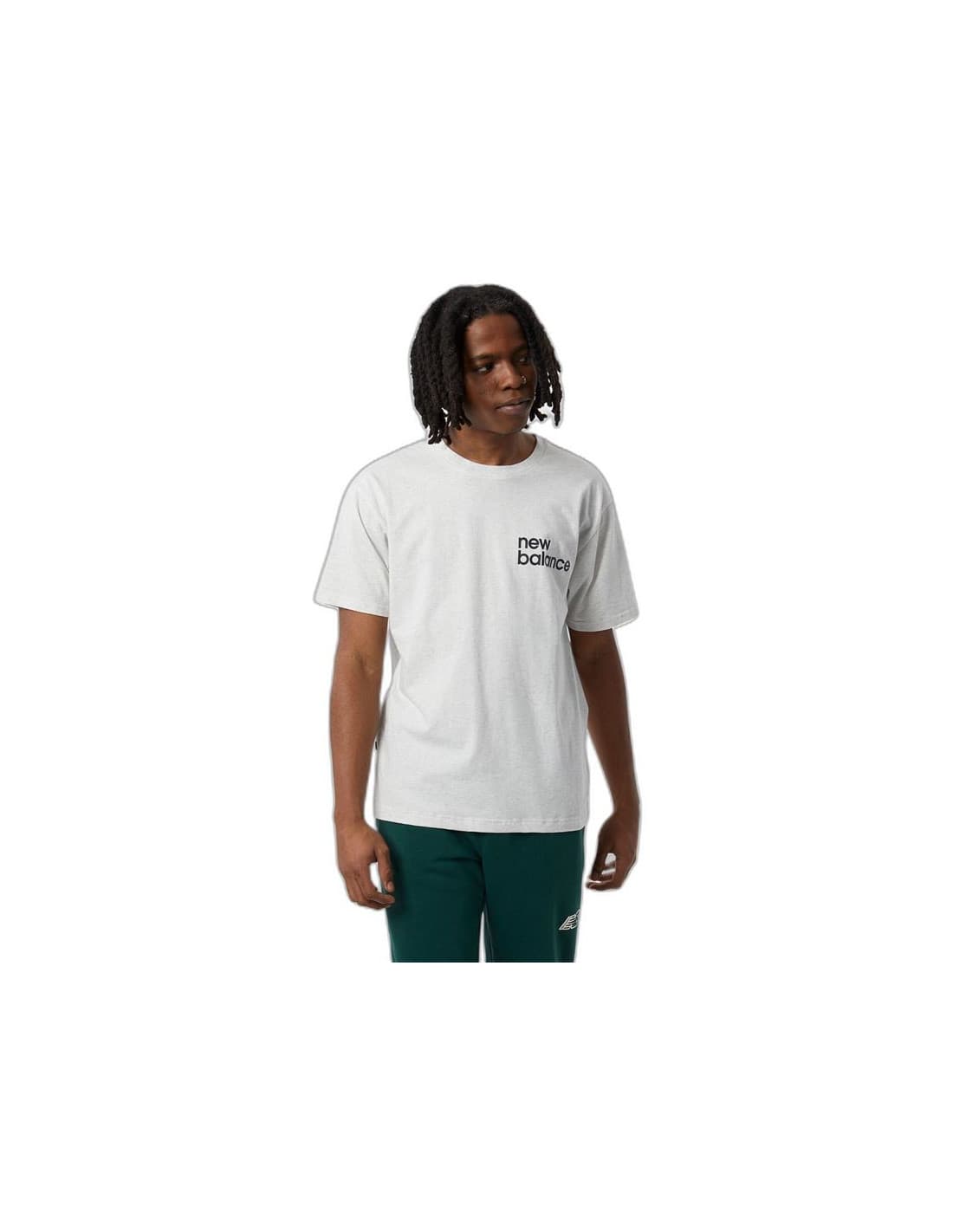 T-shirt New Balance Nb Essentials Graphic 1 Sah Seasthtr Homme