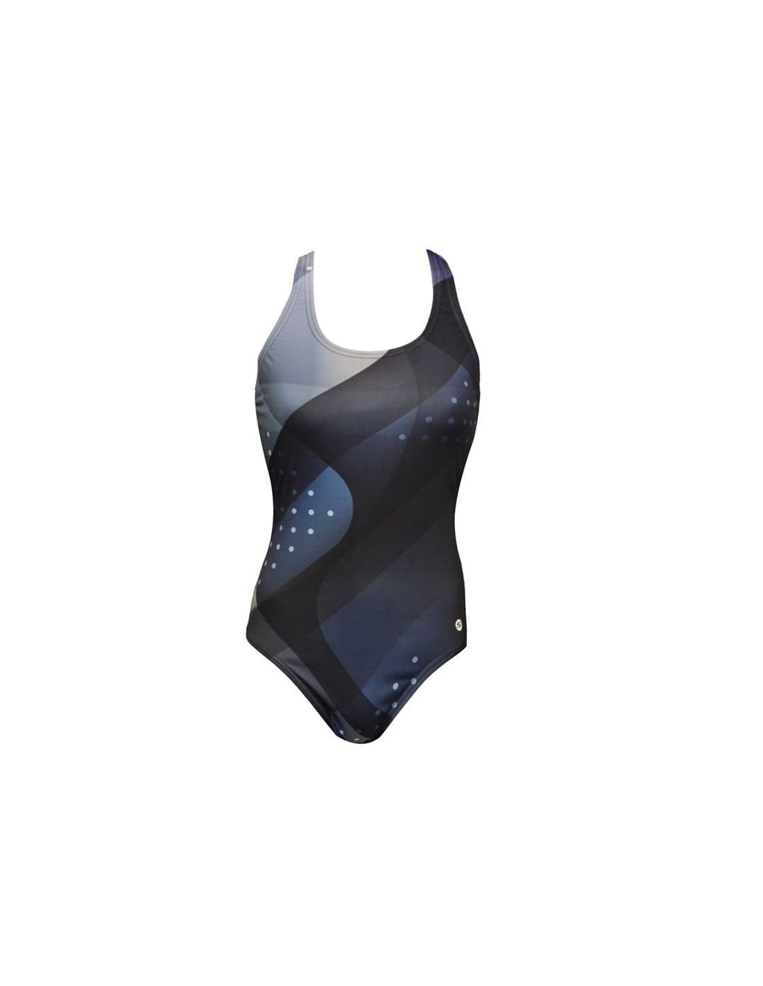 Maillot de bain Ras Femme Maillot de bain Sandy dos classique noir