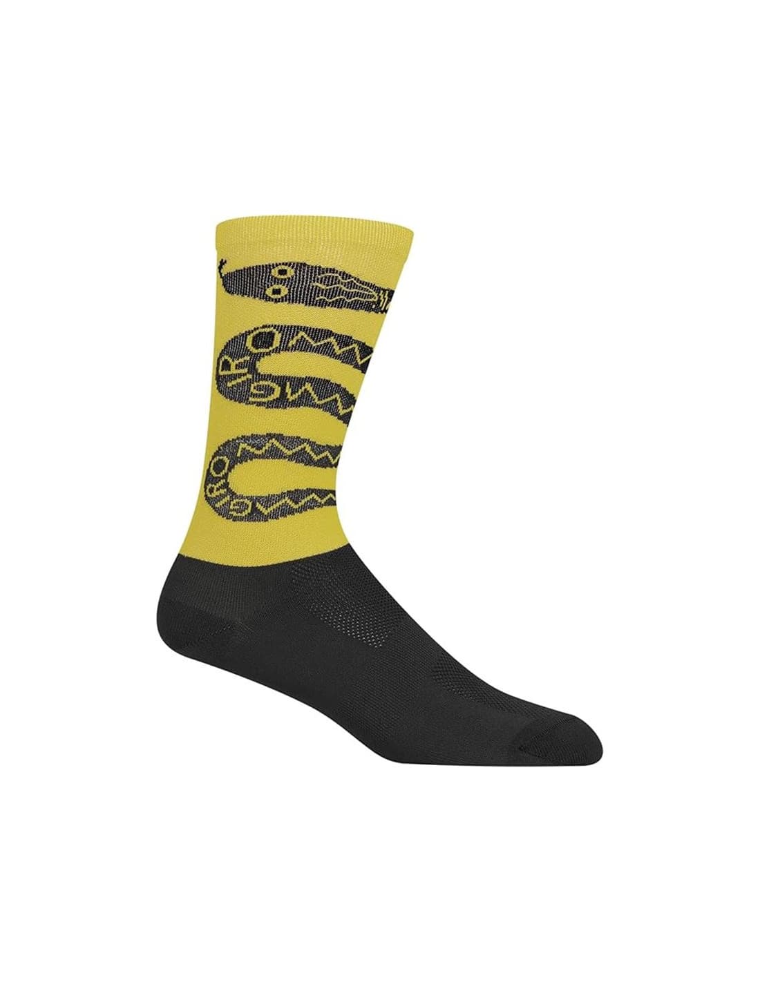Chaussettes Cyclisme by Giro Comp Racer High Rise Ochre Snake
